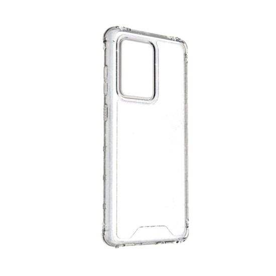 Capa de Silicone com Cantos Dura para Samsung Galaxy S20 Plus Transparente